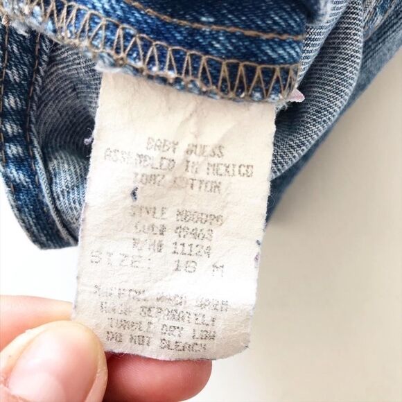 Vintage Baby guess baggy denim overalls 18m - Picture 7 of 7